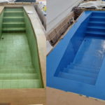 repaired baptistry